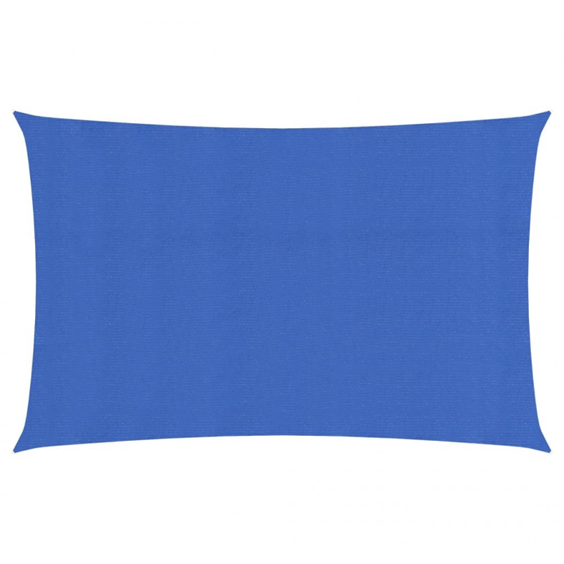 Żagiel przeciwsłoneczny, 160 g/m², niebieski, 4x7 m, HDPE