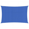 Żagiel przeciwsłoneczny, 160 g/m², niebieski, 4x7 m, HDPE