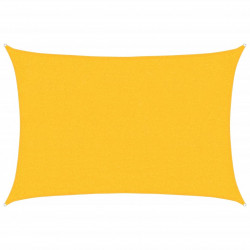 Żagiel przeciwsłoneczny, 160 g/m², żółty, 2x3 m, HDPE