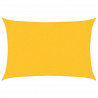 Żagiel przeciwsłoneczny, 160 g/m², żółty, 2x3 m, HDPE