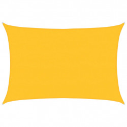 Żagiel przeciwsłoneczny, 160 g/m², żółty, 5x6 m, HDPE