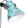 Lampa stojąca, 25 W, postarzany niebieski, 25x25x90/140 cm, E27