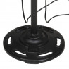 Lampa stojąca, 25 W, postarzany niebieski, 25x25x90/140 cm, E27