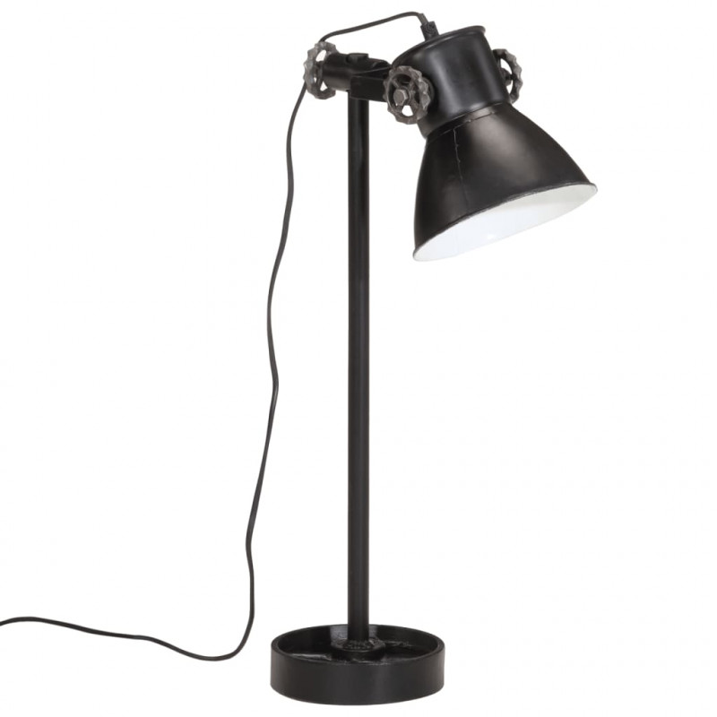 Lampa stołowa, 25 W, czarna, 15x15x55 cm, E27