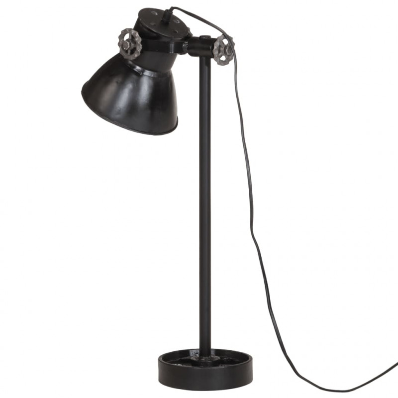 Lampa stołowa, 25 W, czarna, 15x15x55 cm, E27