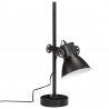 Lampa stołowa, 25 W, czarna, 15x15x55 cm, E27