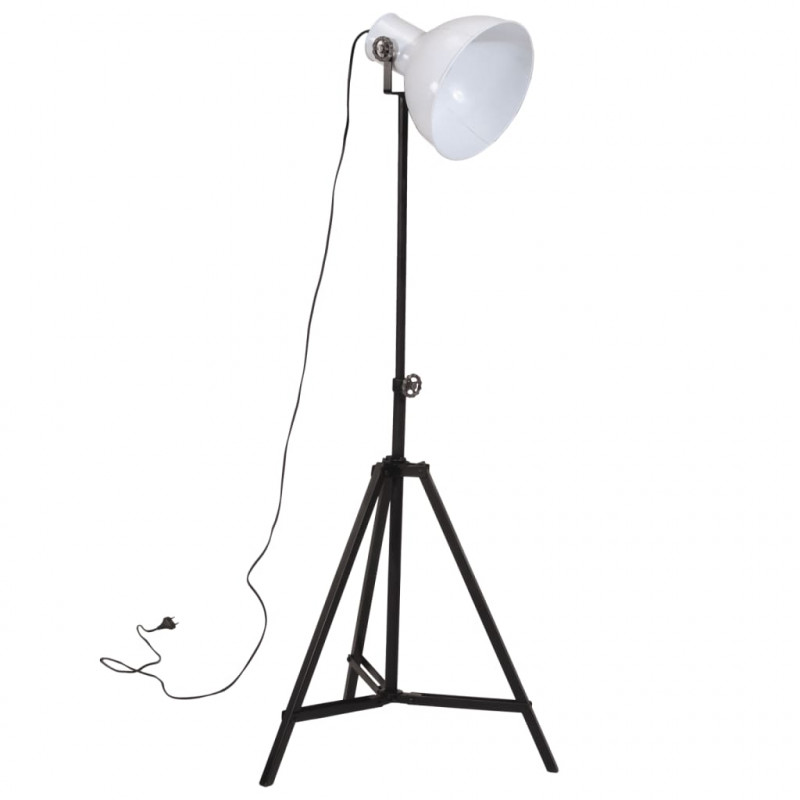 Lampa stojąca, 25 W, biała, 61x61x90/150 cm, E27
