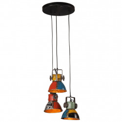 Lampa wisząca, 25 W, wielokolorowa, 30x30x100 cm, E27