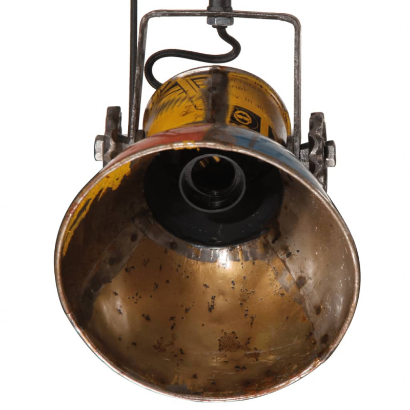Lampa wisząca, 25 W, wielokolorowa, 30x30x100 cm, E27