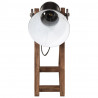 Lampa stołowa, 25 W, czarna, 30x17x40 cm, E27
