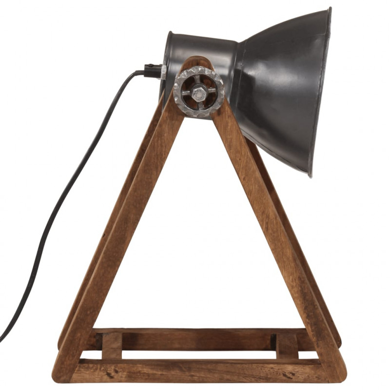 Lampa stołowa, 25 W, czarna, 30x17x40 cm, E27
