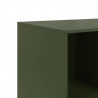 Szafka boczna, oliwkowa, 99x39x73 cm, stal