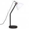 Lampa stołowa, 25 W, biała, 17x17x60 cm, E27