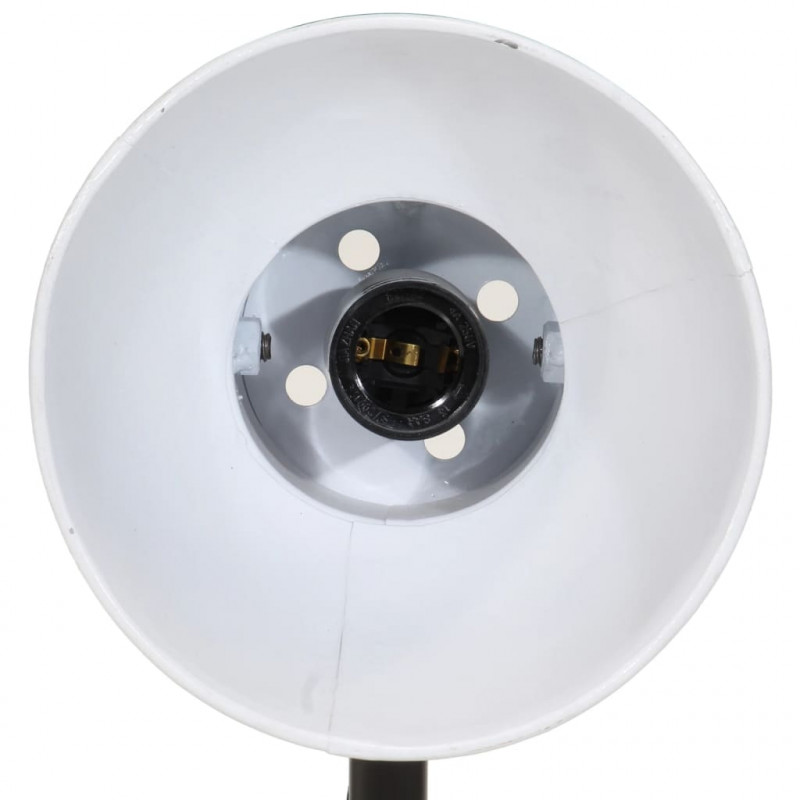 Lampa stołowa, 25 W, biała, 17x17x60 cm, E27
