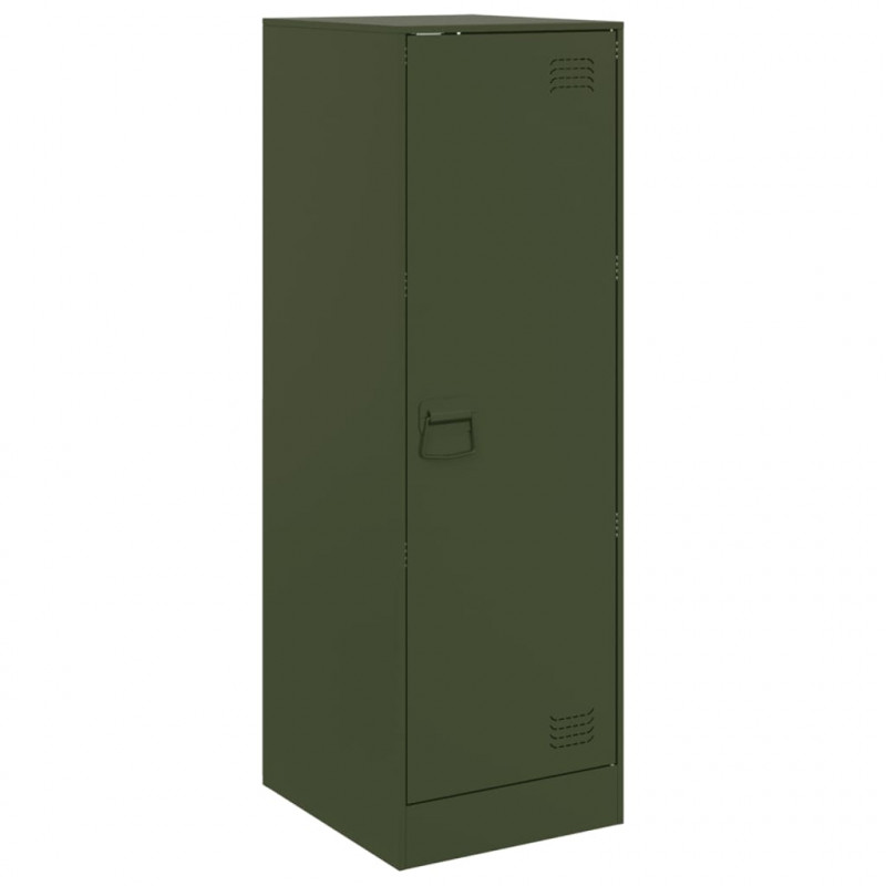 Szafka, oliwkowa, 34,5x39x107 cm, stal