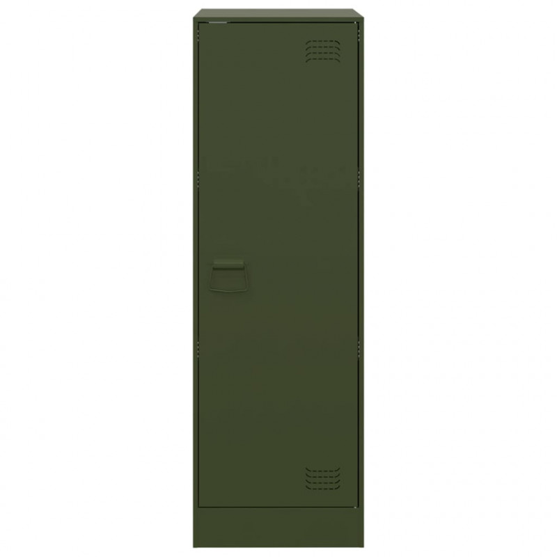 Szafka, oliwkowa, 34,5x39x107 cm, stal