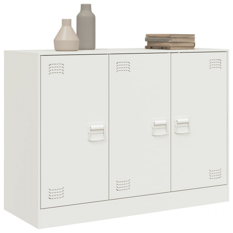 Szafka, biała, 99x39x73 cm, stal