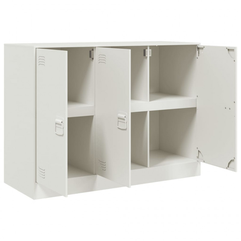 Szafka, biała, 99x39x73 cm, stal