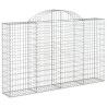 Kosze gabionowe, 50 szt, 200x30x120/140cm, galwanizowane żelazo