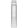 Kosze gabionowe, 50 szt, 200x30x120/140cm, galwanizowane żelazo