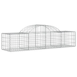 Kosze gabionowe, 40 szt, 200x50x40/60 cm, galwanizowane żelazo