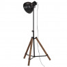 Lampa stojąca, 25 W, czarna, 75x75x90-150 cm, E27