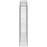 Kosze gabionowe, 11 szt, 200x50x200/220cm, galwanizowane żelazo