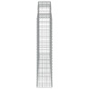 Kosze gabionowe, 20 szt, 200x30x140/160cm, galwanizowane żelazo