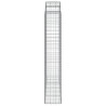 Kosze gabionowe, 13 szt, 200x50x220/240cm, galwanizowane żelazo