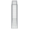 Kosze gabionowe, 20 szt, 200x50x160/180cm, galwanizowane żelazo