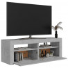 Szafka pod TV z oświetleniem LED, szarość betonu, 120x35x40 cm