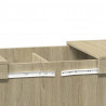 Stolik kawowy, dąb sonoma, 100x55x40, materiał drewnopochodny