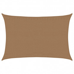 Żagiel przeciwsłoneczny, 160 g/m², taupe, 3,5 x 4,5 m, HDPE