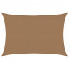 Żagiel przeciwsłoneczny, 160 g/m², taupe, 3,5 x 4,5 m, HDPE