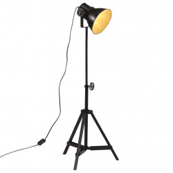 Lampa stołowa, 25 W, czarna, 35x35x65/95 cm, E27