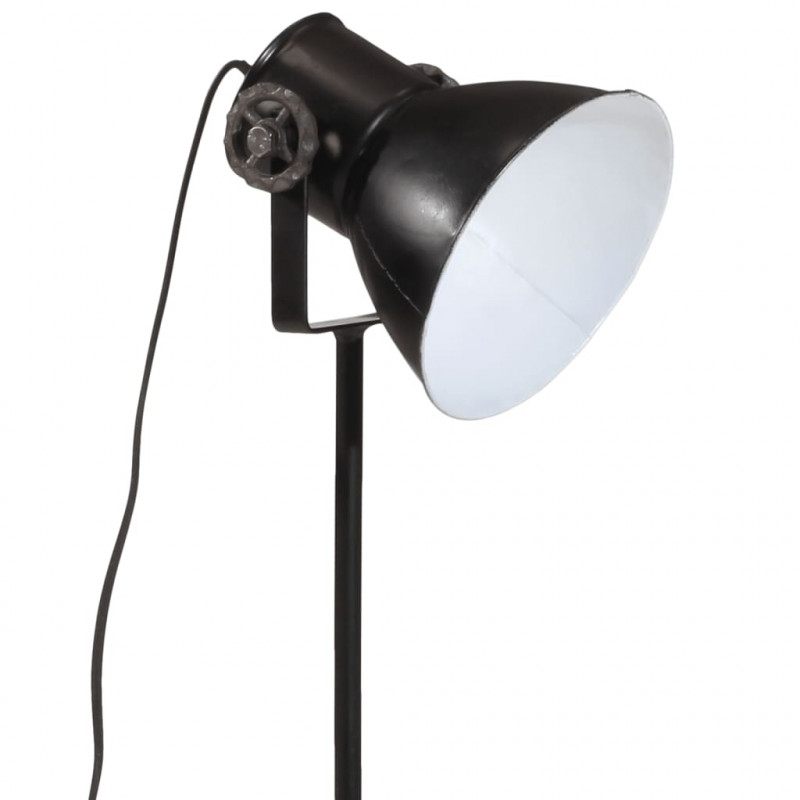 Lampa stołowa, 25 W, czarna, 35x35x65/95 cm, E27