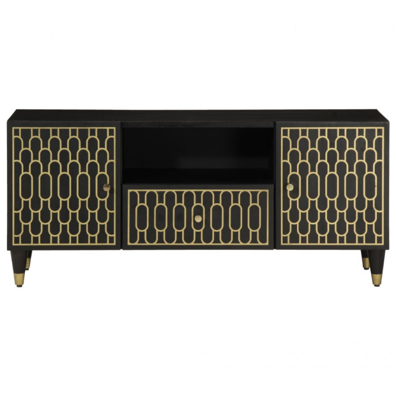 Szafka pod telewizor, 105x33x46 cm, lite drewno mango