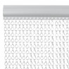 Moskitiera łańcuchowa do drzwi, 100x212 cm, aluminium