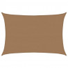 Żagiel przeciwsłoneczny, 160 g/m², taupe, 5x7 m, HDPE