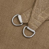 Żagiel przeciwsłoneczny, 160 g/m², taupe, 5x7 m, HDPE