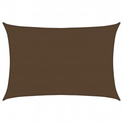 Żagiel przeciwsłoneczny, 160 g/m², brązowy, 5x6 m, HDPE