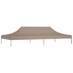 Dach do namiotu imprezowego, 6 x 3 m, taupe, 270 g/m²