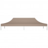 Dach do namiotu imprezowego, 6 x 3 m, taupe, 270 g/m²