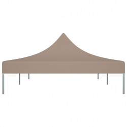 Dach do namiotu imprezowego, 6 x 3 m, taupe, 270 g/m²