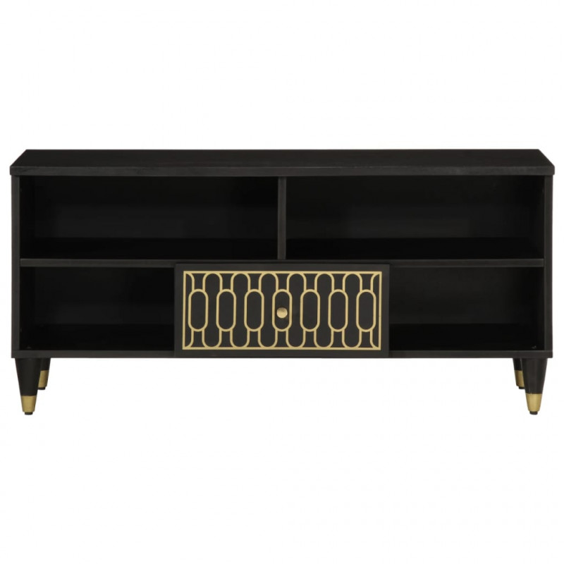 Szafka pod telewizor, 100x33x46 cm, lite drewno mango