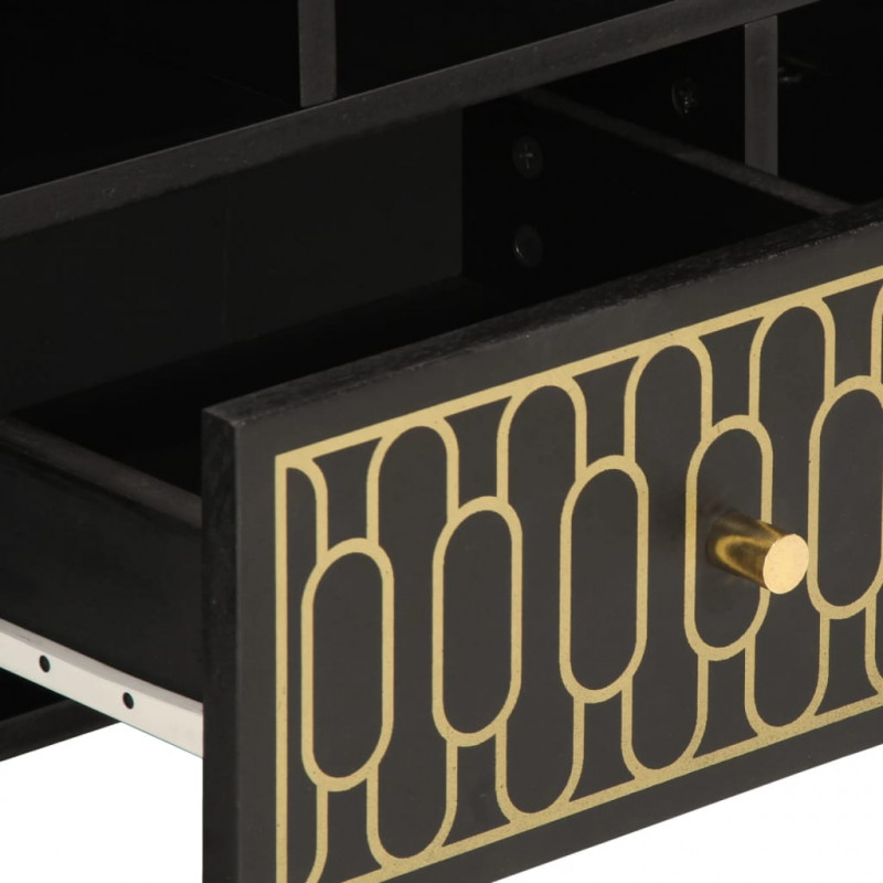 Szafka pod telewizor, 100x33x46 cm, lite drewno mango