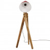 Lampa stojąca, 25 W, postarzany czerwony, 45x45x120 cm, E27