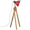 Lampa stojąca, 25 W, postarzany czerwony, 45x45x120 cm, E27