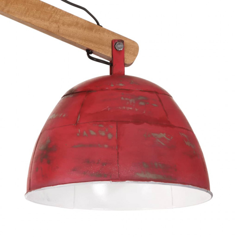 Lampa sufitowa, 25 W, postarzany czerwony, 29x18x85 cm, E27