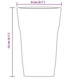 Szklanki na piwo, 6 szt., 415 ml